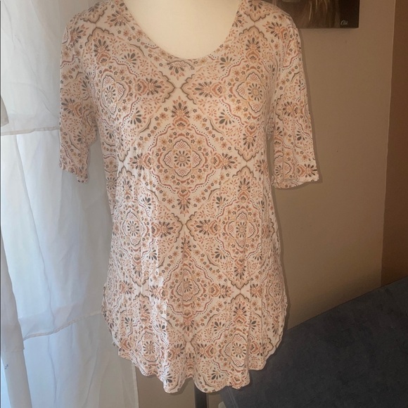 Maurices Tops - Maurices Multicolor Patterned scoop neck Blouse